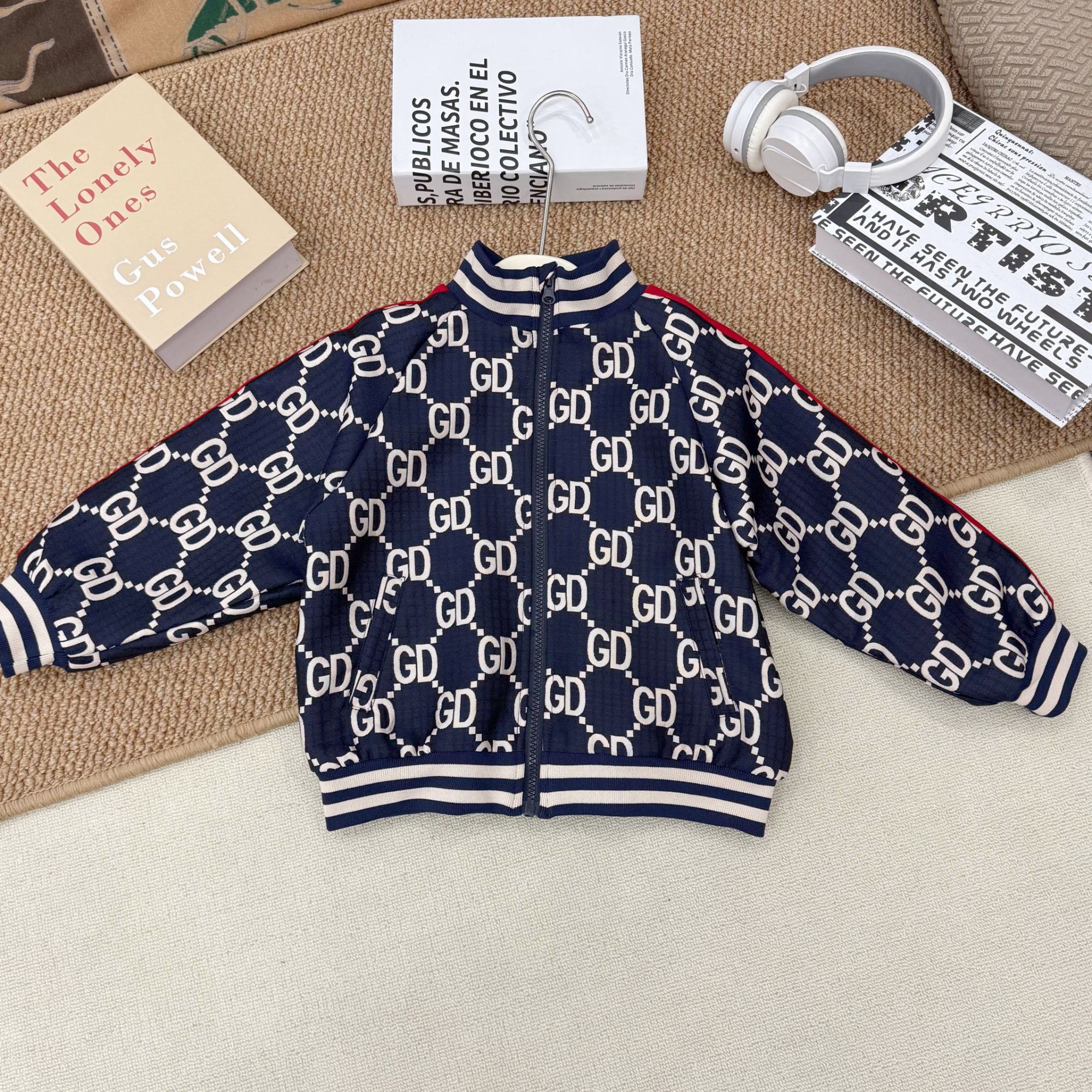 Da&Mai -【迪迪夹克】男女童装长袖厚款穿拼接宽松秋冬加绒保暖外套