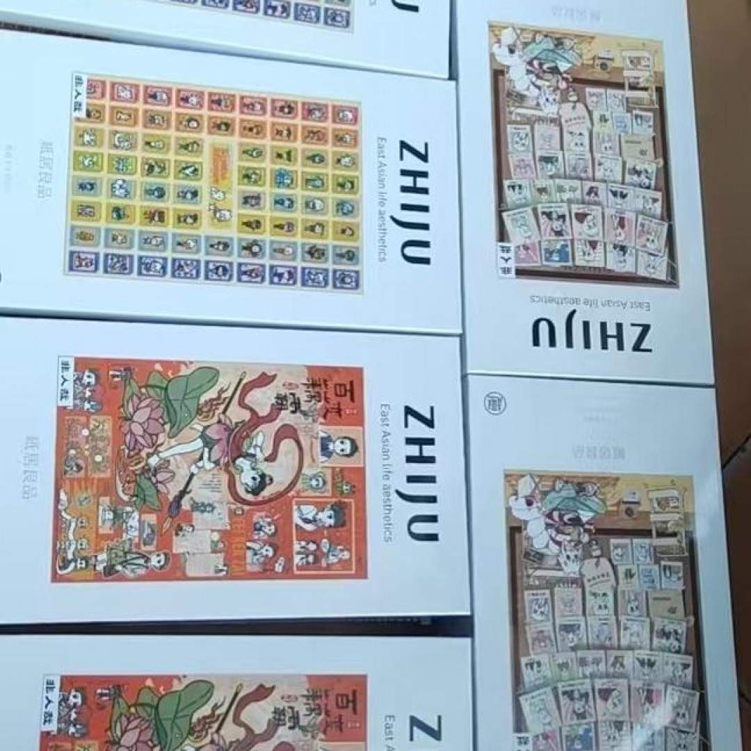 非人哉百变藕霸粒粒人大冒险-生活关键帧系列500片拼图冰箱贴盲盒