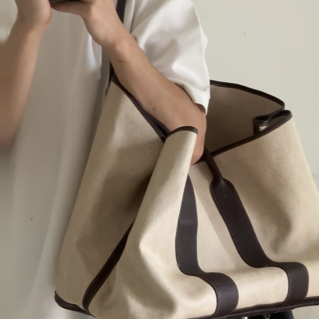 harissons【马老师男款45尺寸布配皮花园包】5118