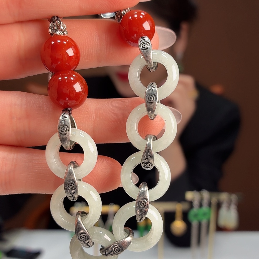 翡翠未镶嵌手链手链