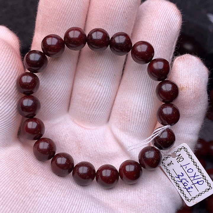 小***儿手串/手链檀香紫檀（小叶紫檀）1.0顶泥满星