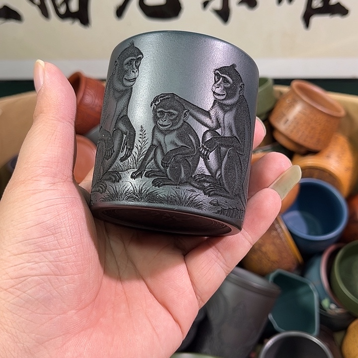茶杯紫砂全手工紫砂主人杯