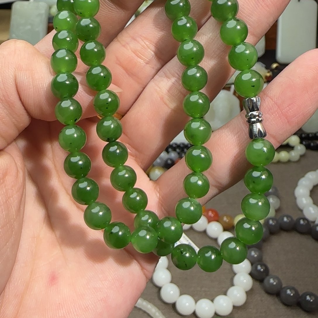 和田玉手链未镶嵌