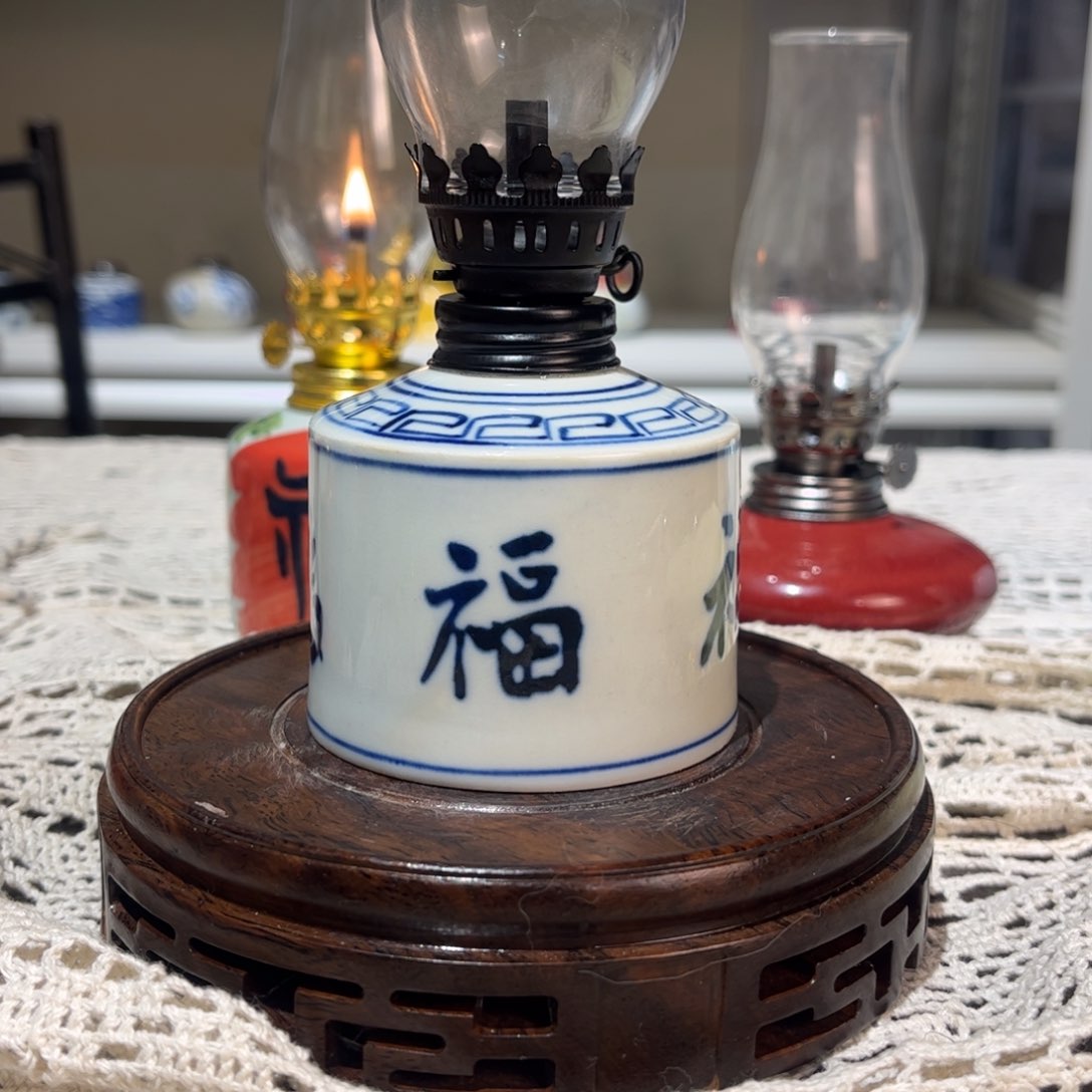 摆件景德镇陶瓷香薰灯