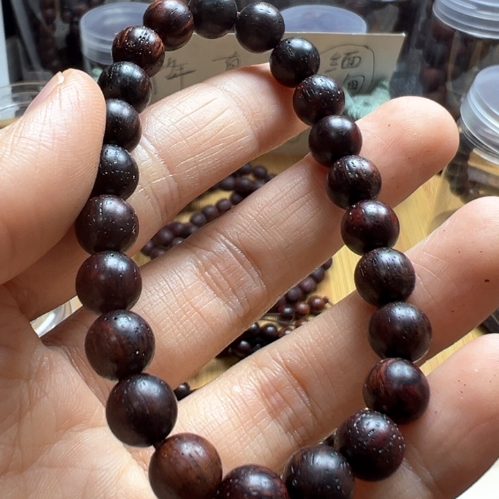 藤类降真香海南红降08圆珠