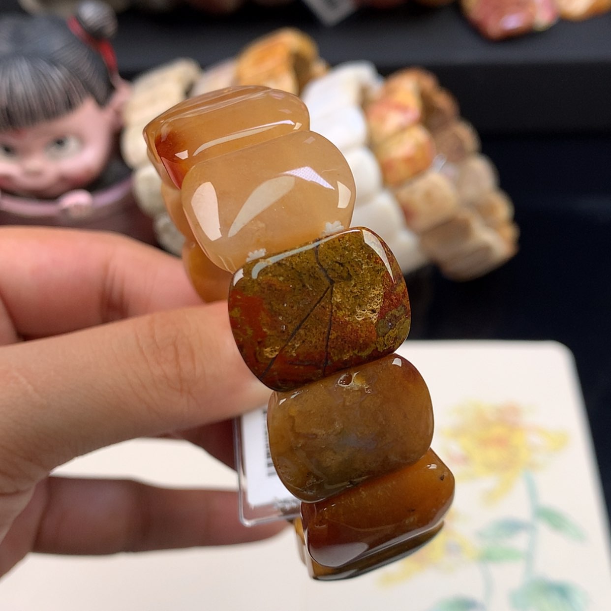 【闪购商品】颈饰未镶嵌硅化珊瑚（珊瑚玉）6号 