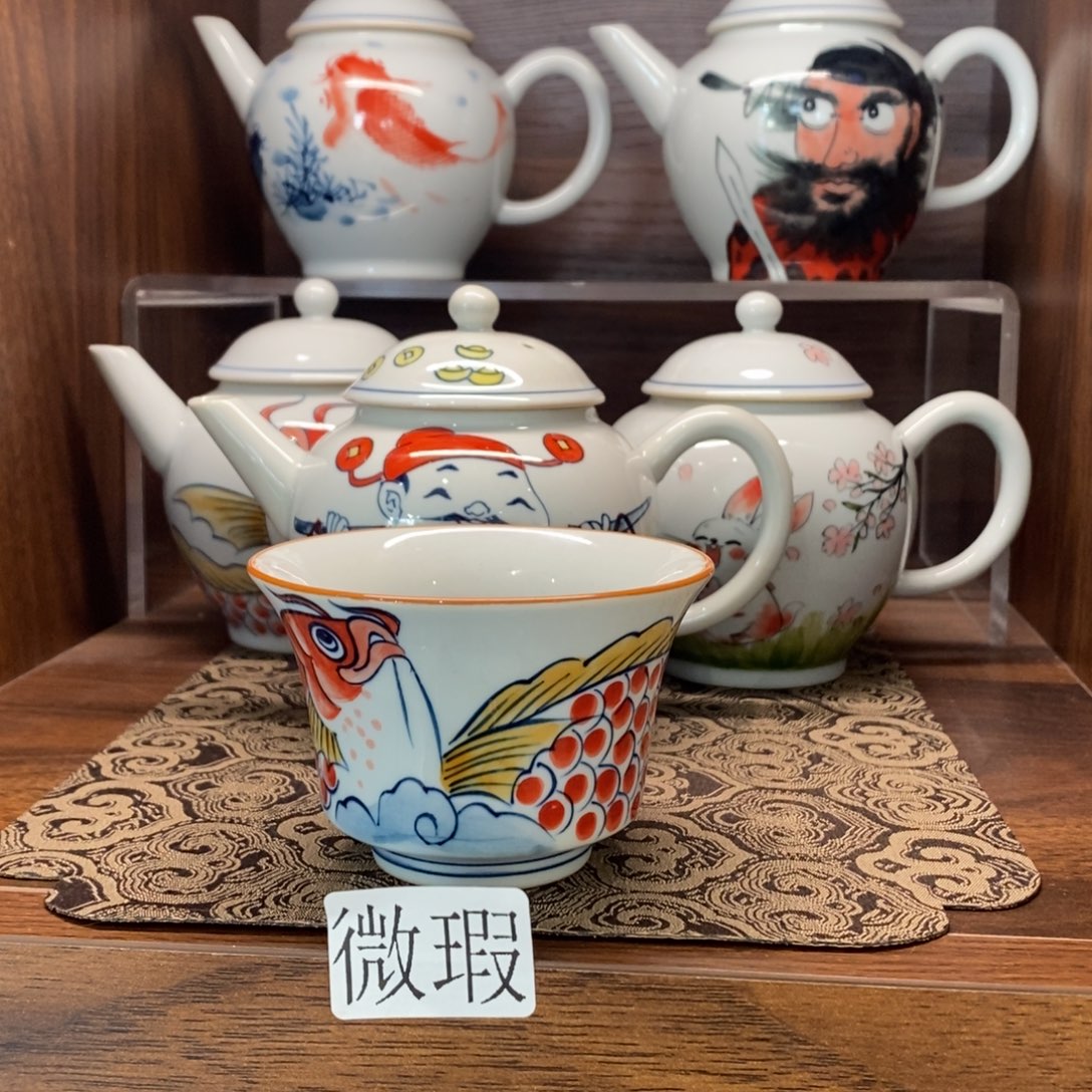 釉下彩手工绘制手工绘制