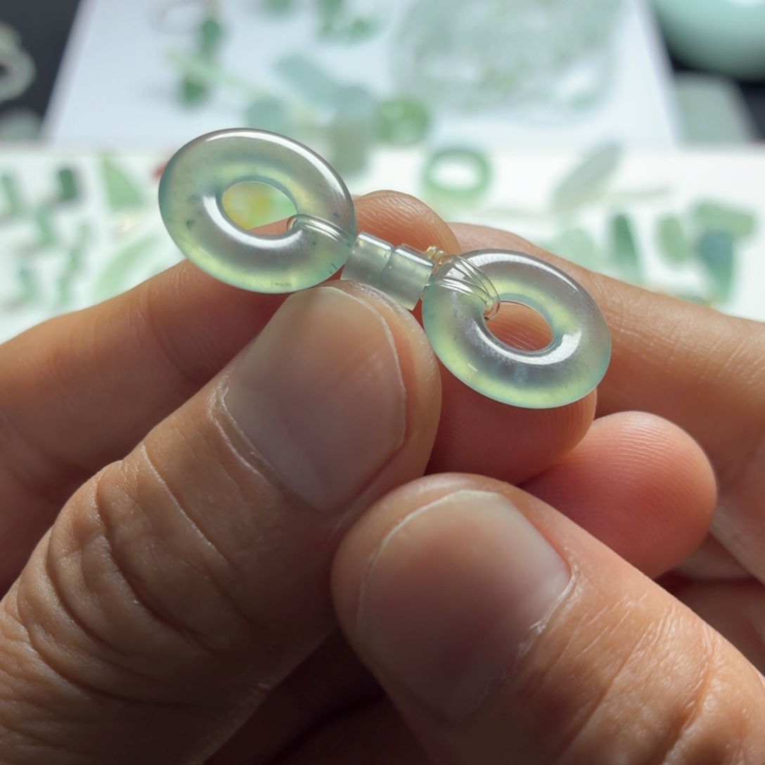 定制翡翠未镶嵌甜甜圈