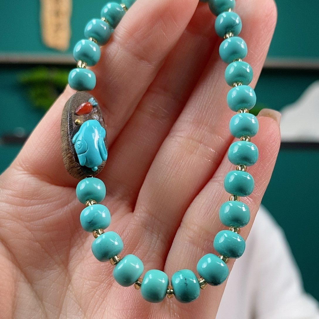 绿松石珠宝奇石未镶嵌