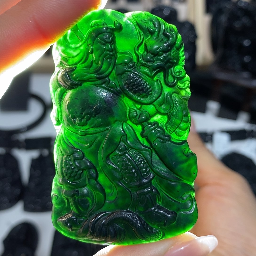 岫玉未镶嵌纯天然岫玉颈饰