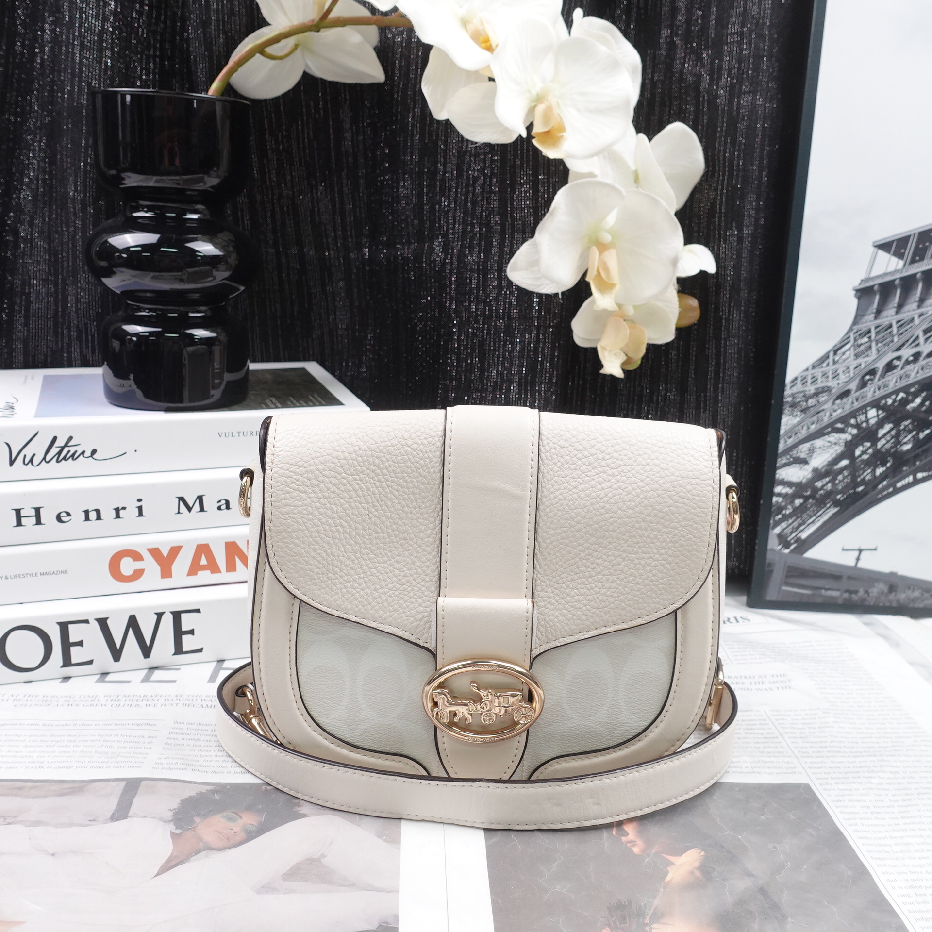 95新 COACH/蔻驰 单肩包/T10324666