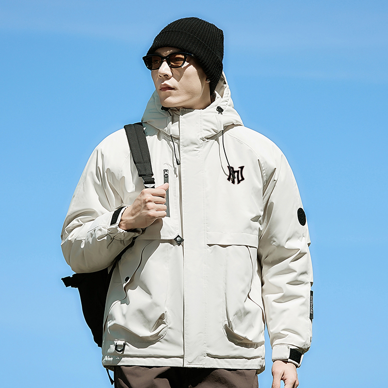 冬季情侣款石墨烯棉衣保暖时尚短款冲锋衣棉服PNJM2598