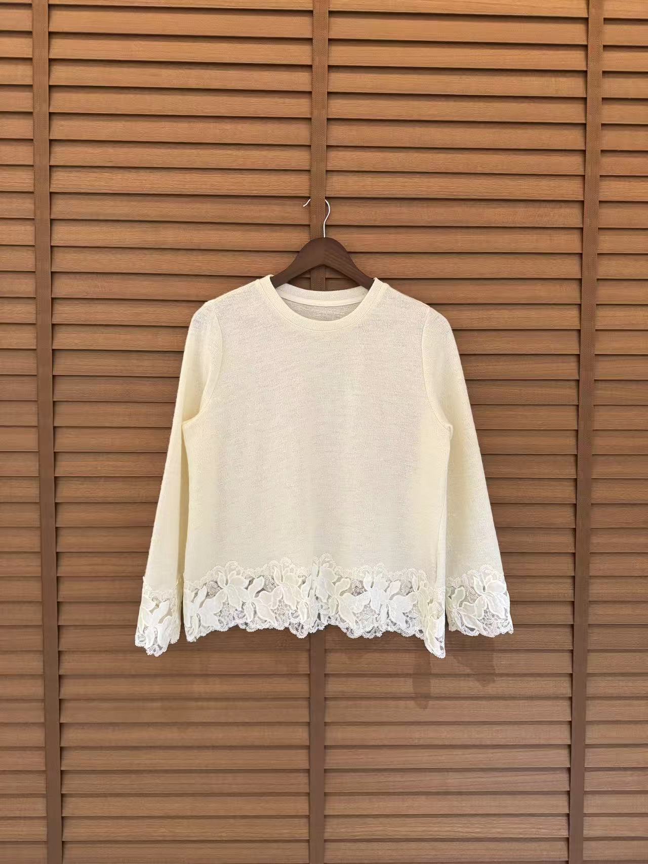 纯色T恤圆领拼接套装时尚长袖气质打底衫