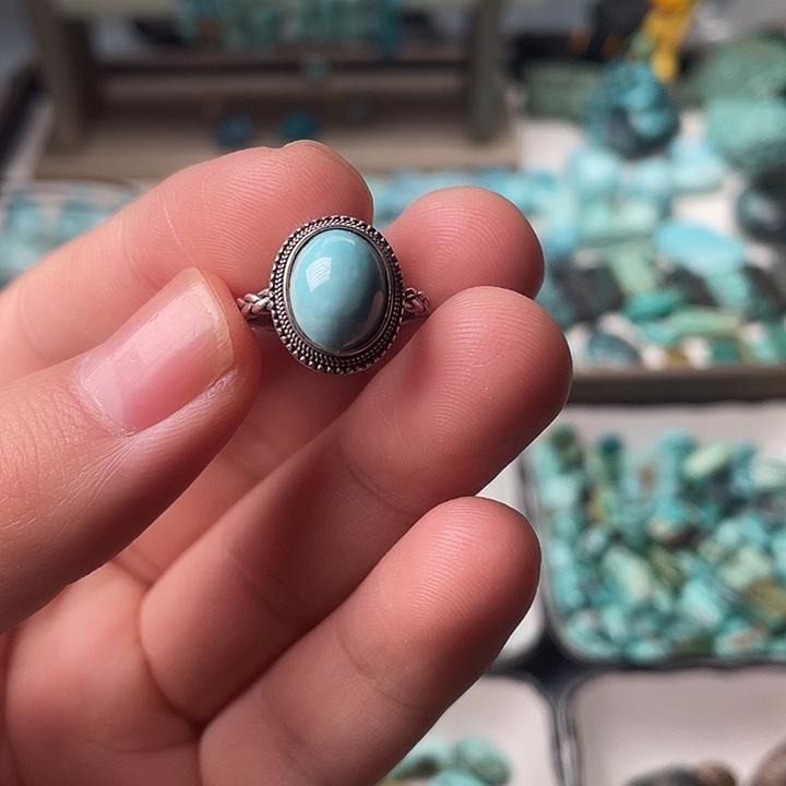 绿松石未镶嵌吊坠