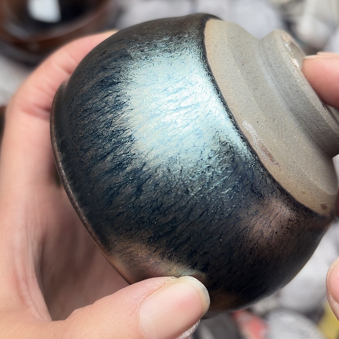 茶盏建盏主人杯一只微瑕