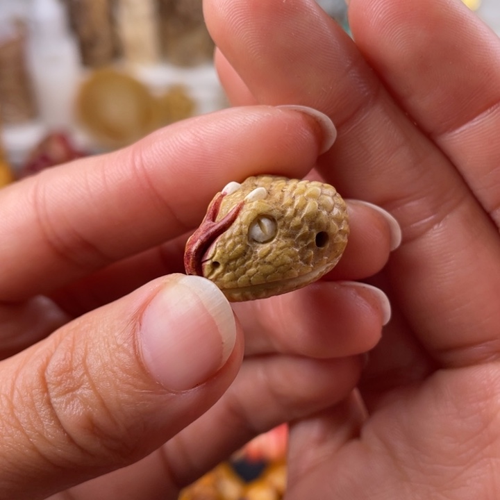 驼骨手串/手链鹿角雕刻三通17 