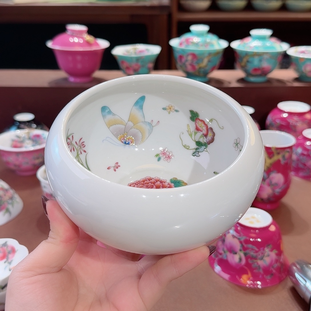 珐琅彩主人杯茶具套装