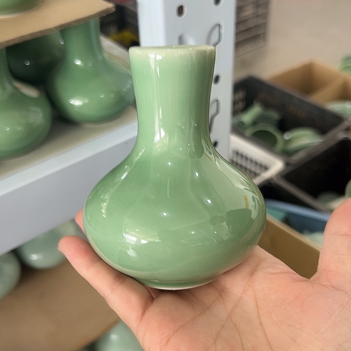 龙泉云间青瓷小米茶器