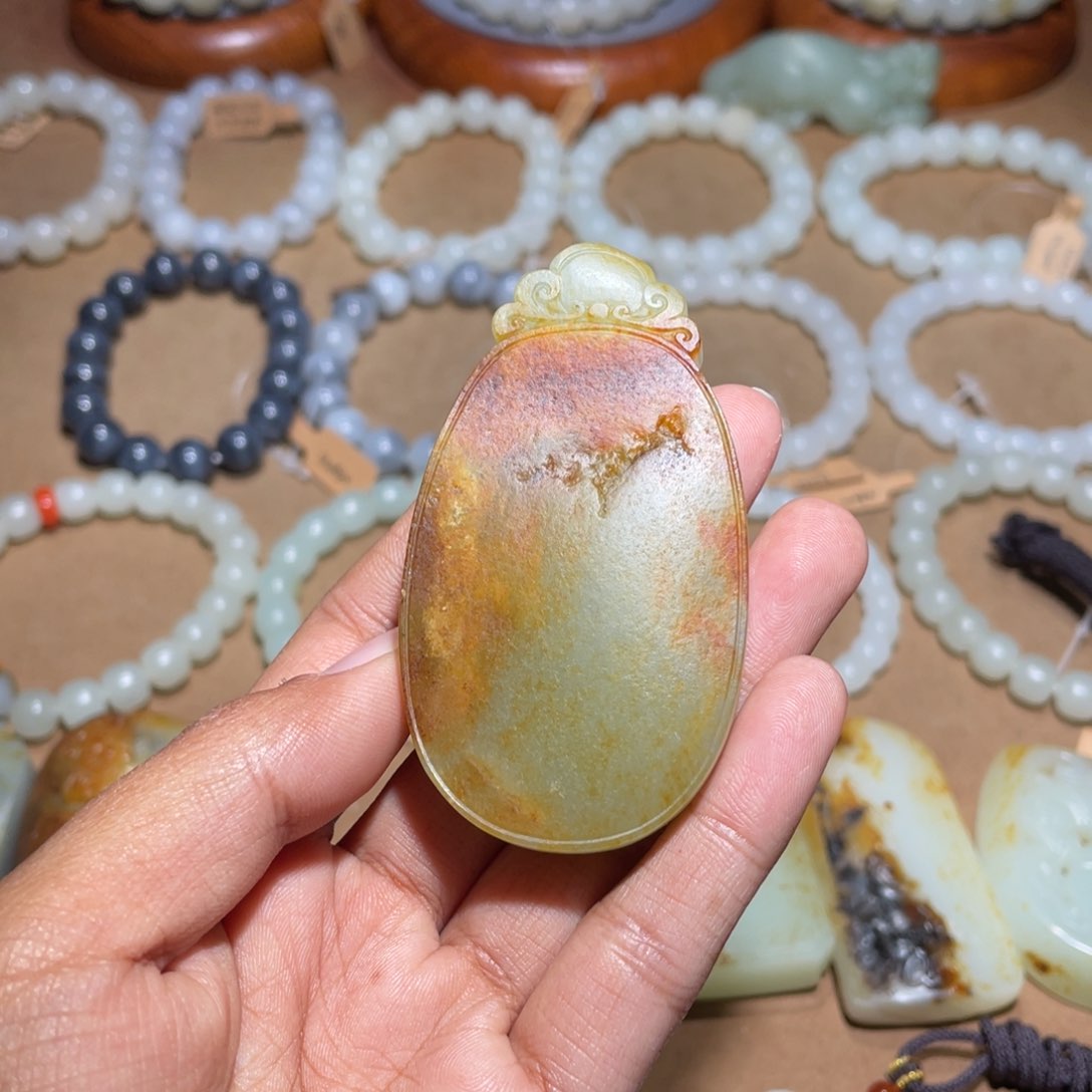 和田玉无事牌未镶嵌