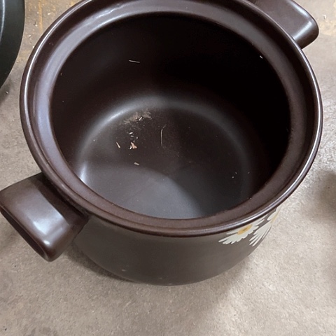 微瑕，明火，口径21厘米，高度16把子有裂