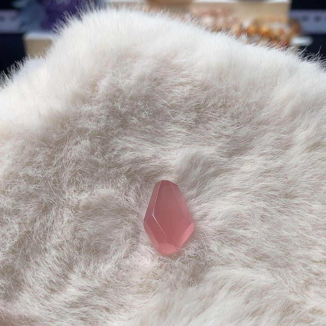 水晶吊坠(不含链)未镶嵌粉水晶