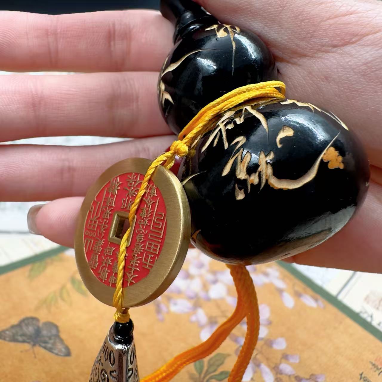 手工箴言葫芦八宝乾坤吉祥纳福