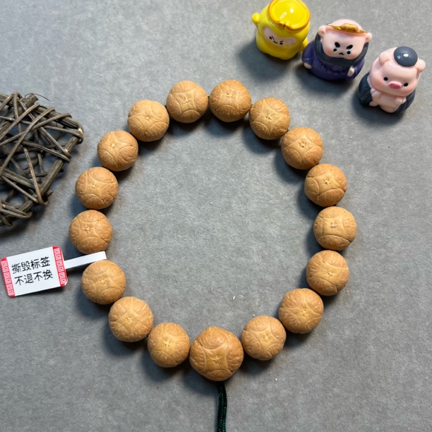 〖B416166〗25年16毫米尼泊尔麒麟眼菩提手串原生态精挑文玩手串