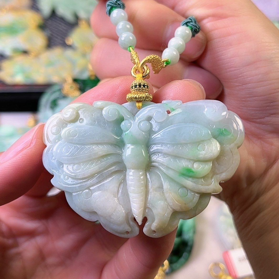 【闪购商品】翡翠颈饰未镶嵌挂件