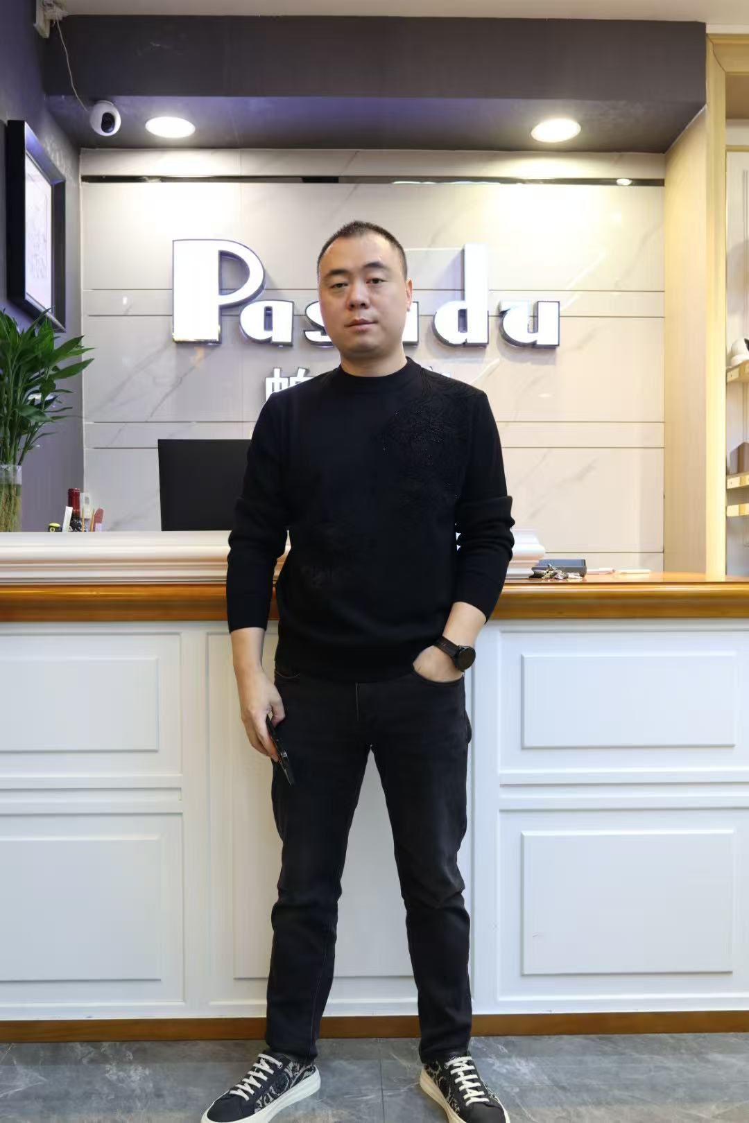 帕萨度男士冬季时尚休闲毛衫MF995