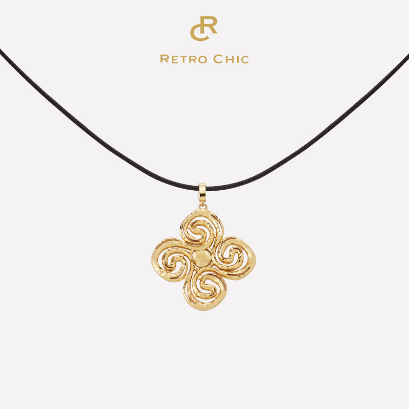 铜合金吊坠  RC RETRO CHIC 意大利时尚首饰 苏美涡纹吊坠