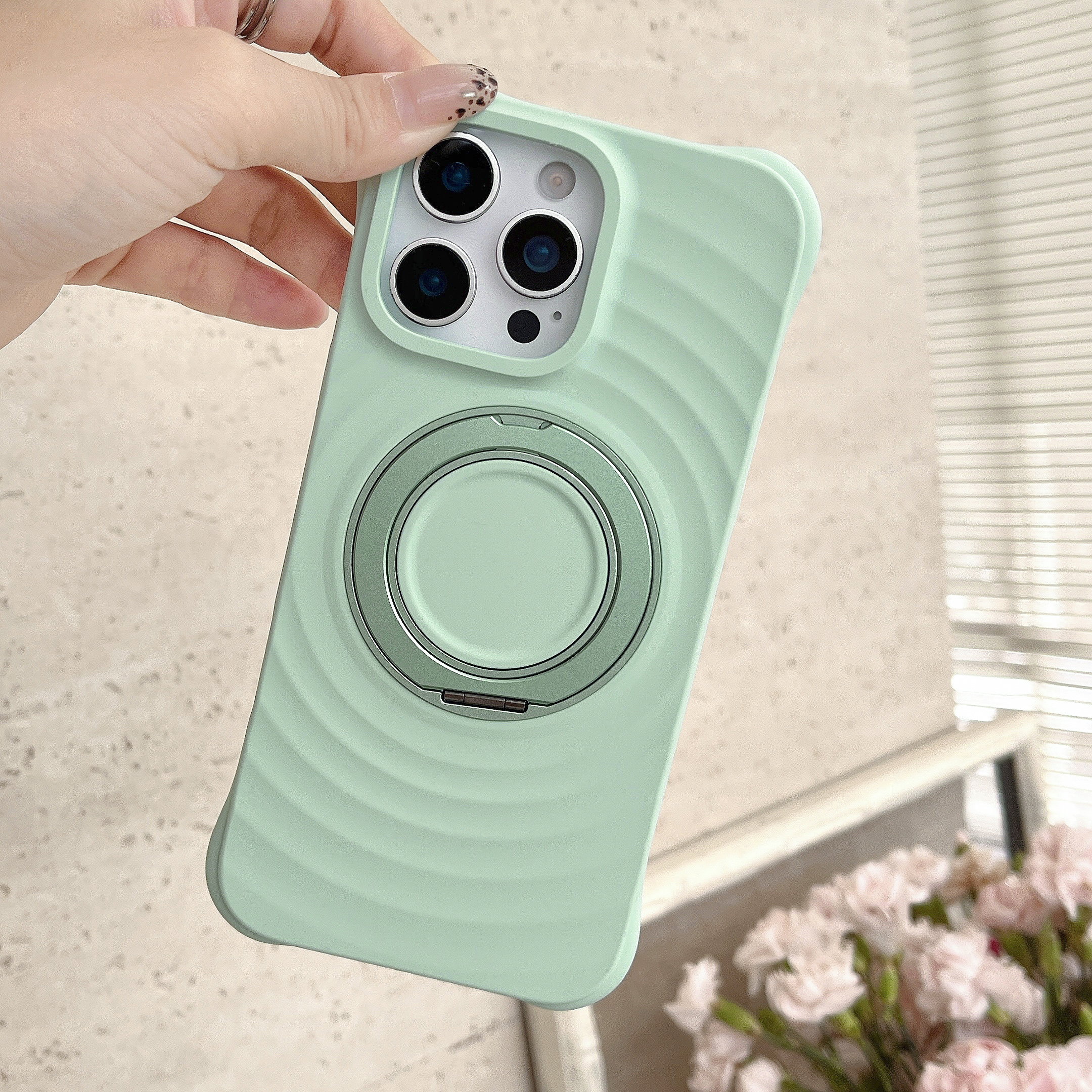  波漾液态硅胶适用15苹果16promax手机壳Magsafe支14防摔iPhone17