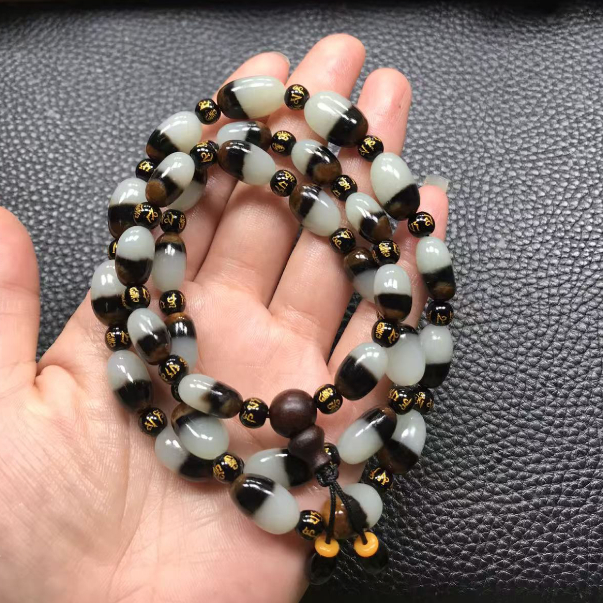 和田玉项链，实物漂亮