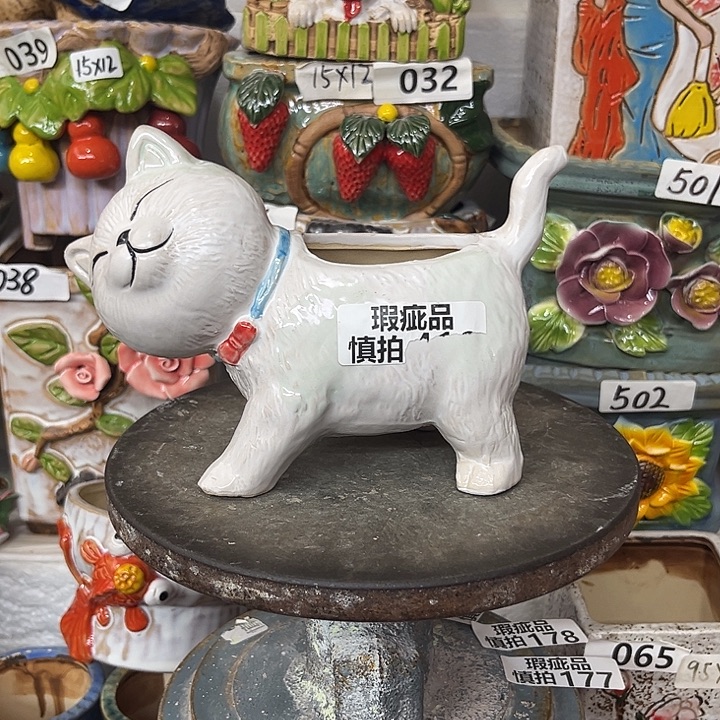 粗陶材质多肉花盆