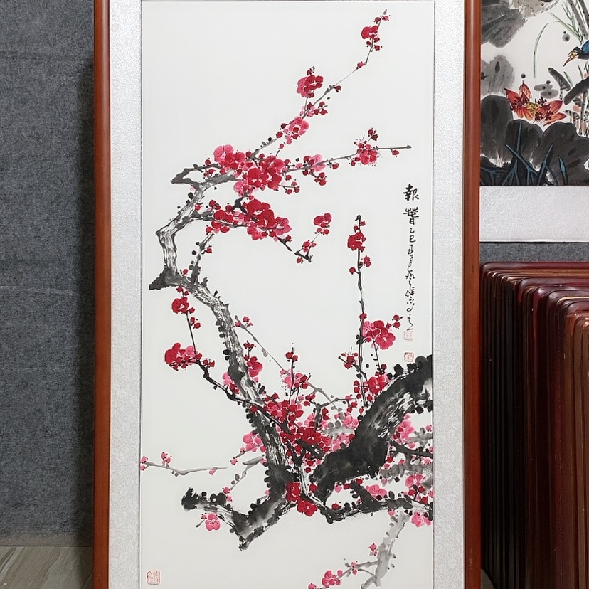 【闪购商品】国画书画作品带框123×63厘米