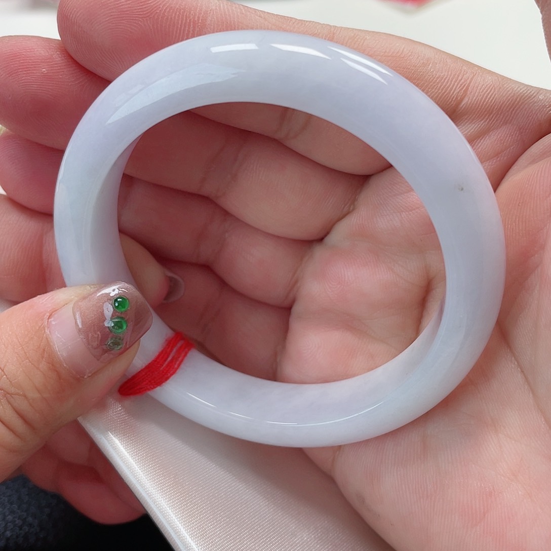 翡翠手镯未镶嵌缅甸翡翠手镯56圈