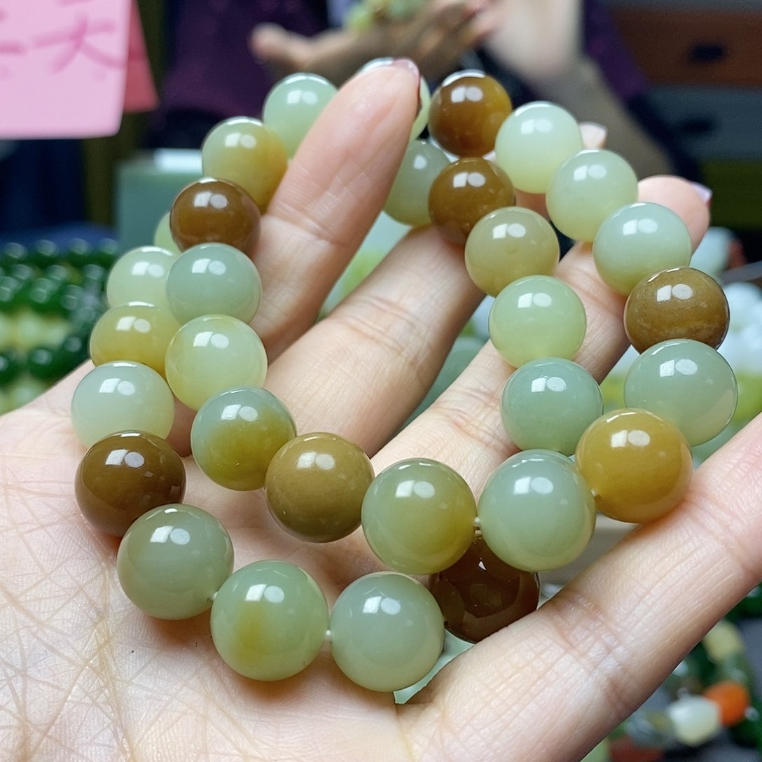 和田玉手链未镶嵌拍一发一，多样性发货