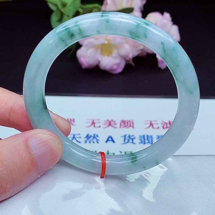 翡翠手镯未镶嵌56.5圈