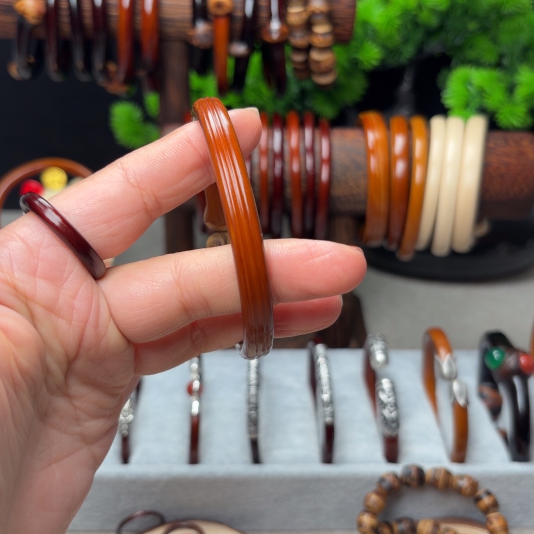 书***航木质非金属金刚藤手镯