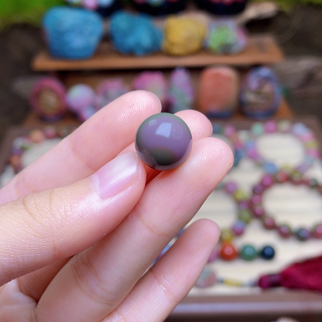 玛瑙/玉髓未镶嵌珠宝半成品懒***盐源玛瑙高品珠