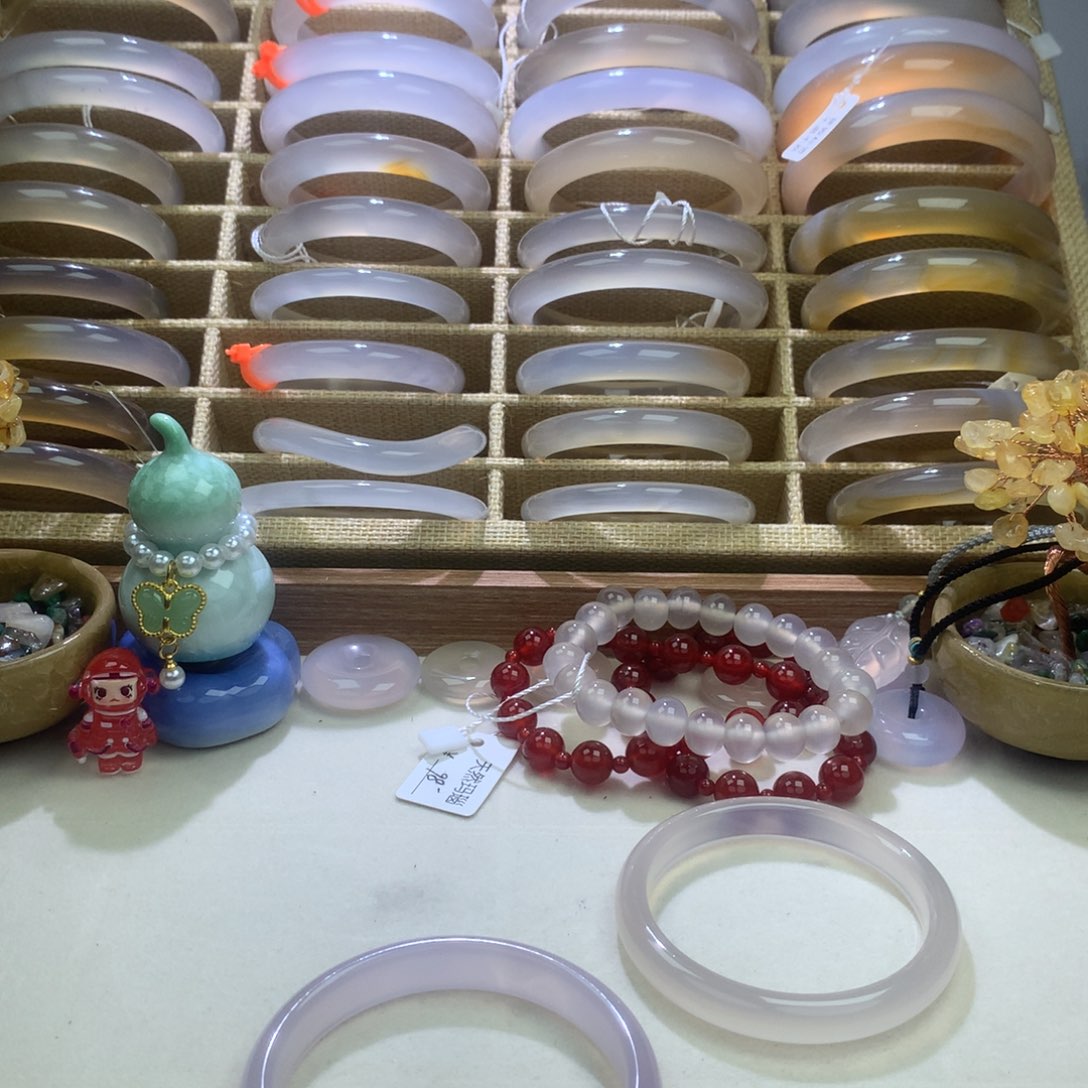 小***子玛瑙/玉髓合金戒指