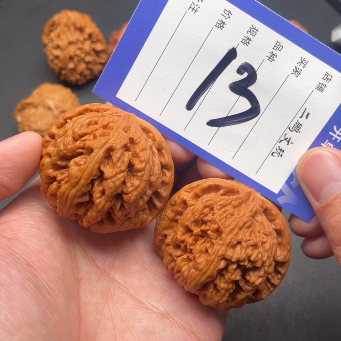 文玩核桃把件王**-大粗筋48