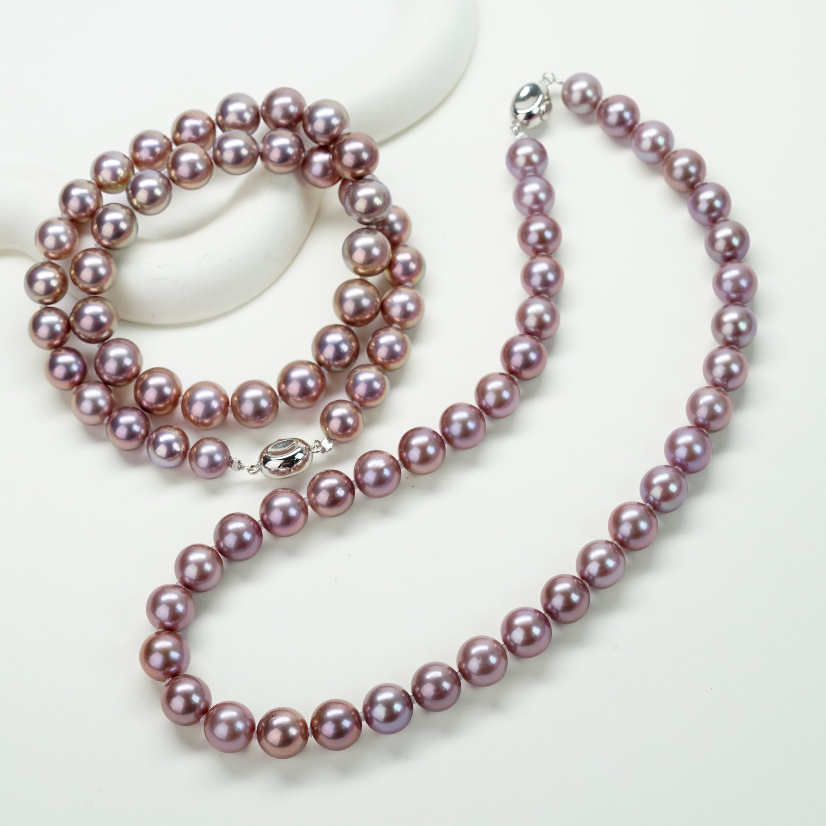 【小北好物】淡水珍珠项链约9-10mm40颗【多样性发一件】QH27X455