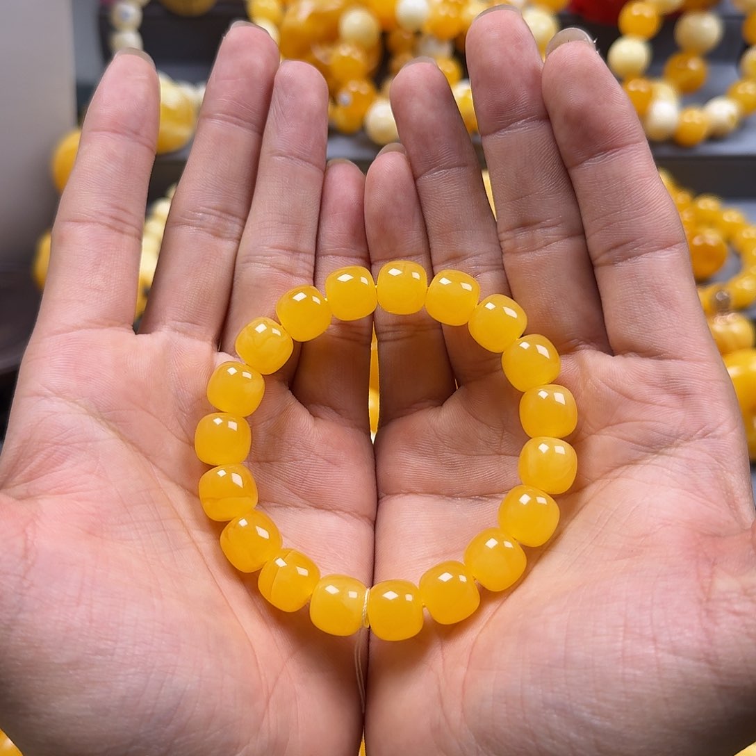 蜜蜡珠宝奇石未镶嵌同料老型12mm