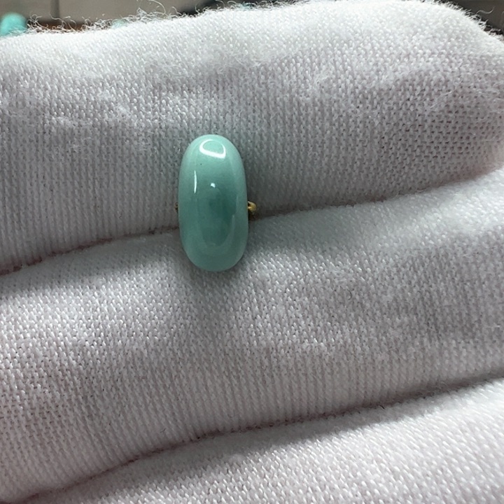绿松石未镶嵌鼓珠9.3mm