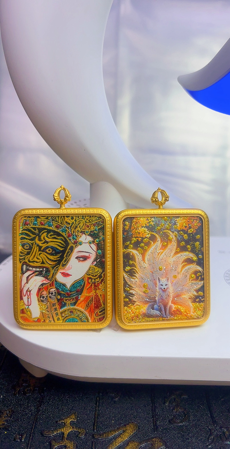 扎吉拉姆搭配九尾狐唐卡项链