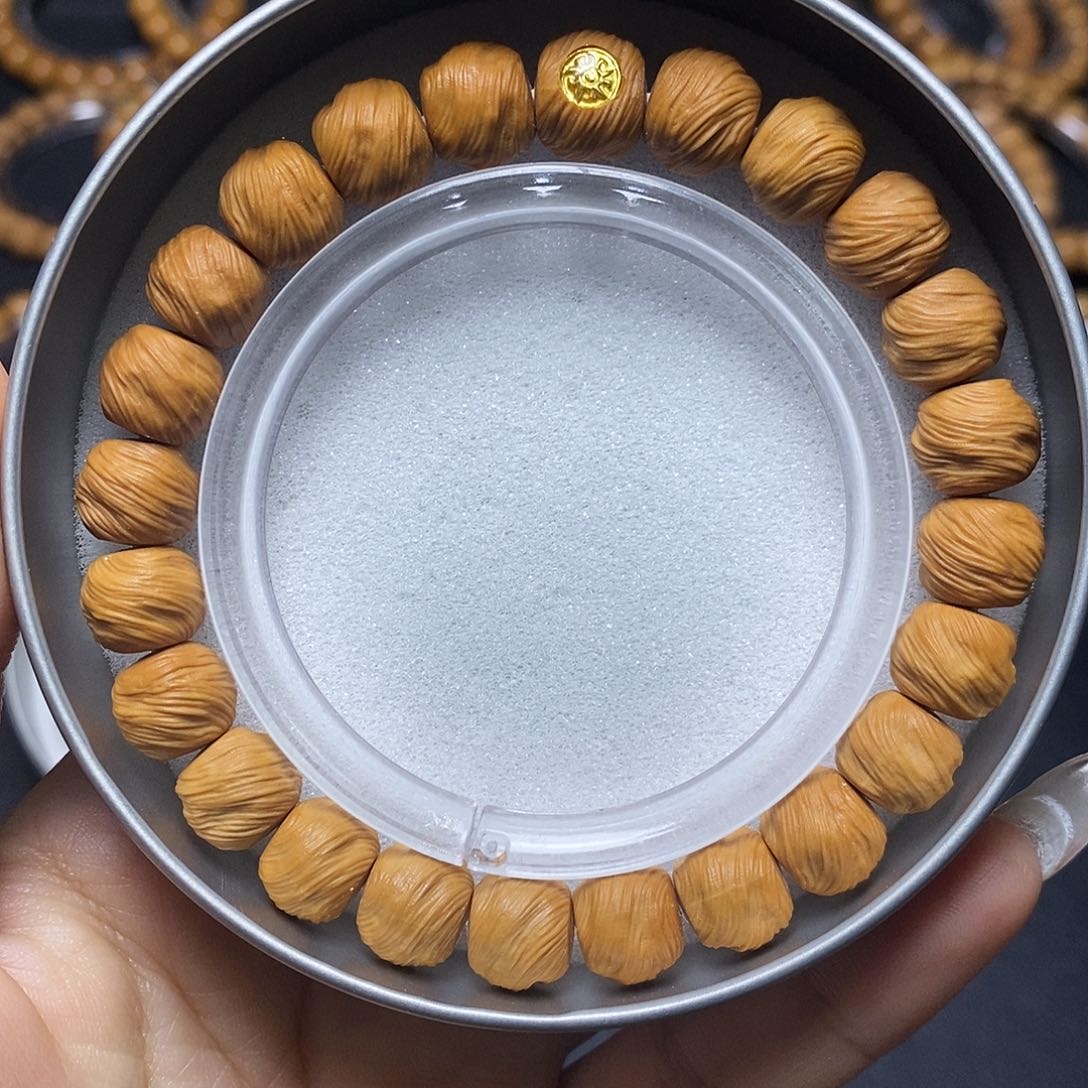 猴头核桃手串金标鬼印无相尺寸10+全品单号306号