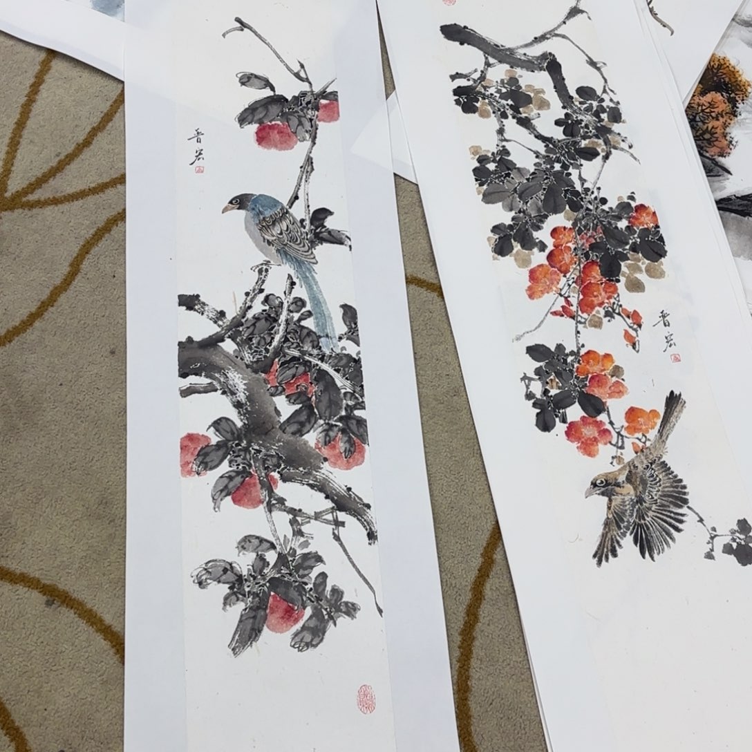 就***听国画魏晋宏作品作品艺