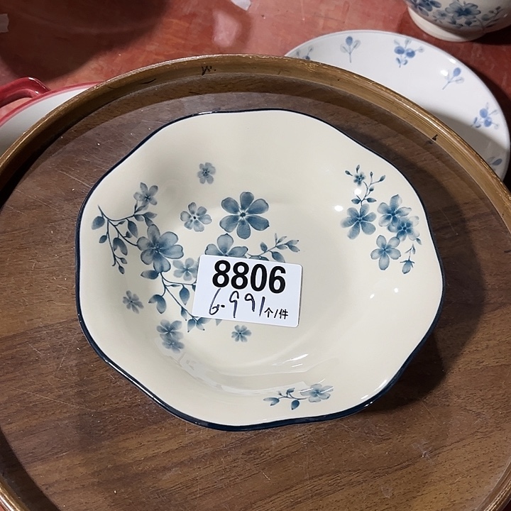 瓷微瑕外贸餐具8806