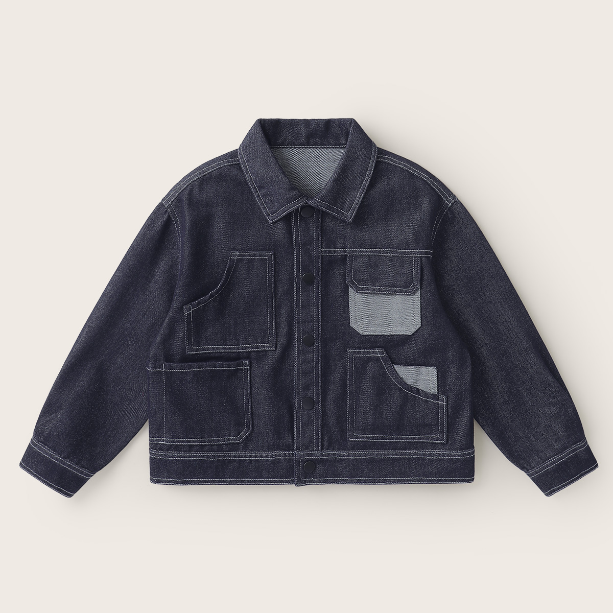 男童牛仔衬衫春装2025秋季新款童装上衣洋气炸街外套U16284