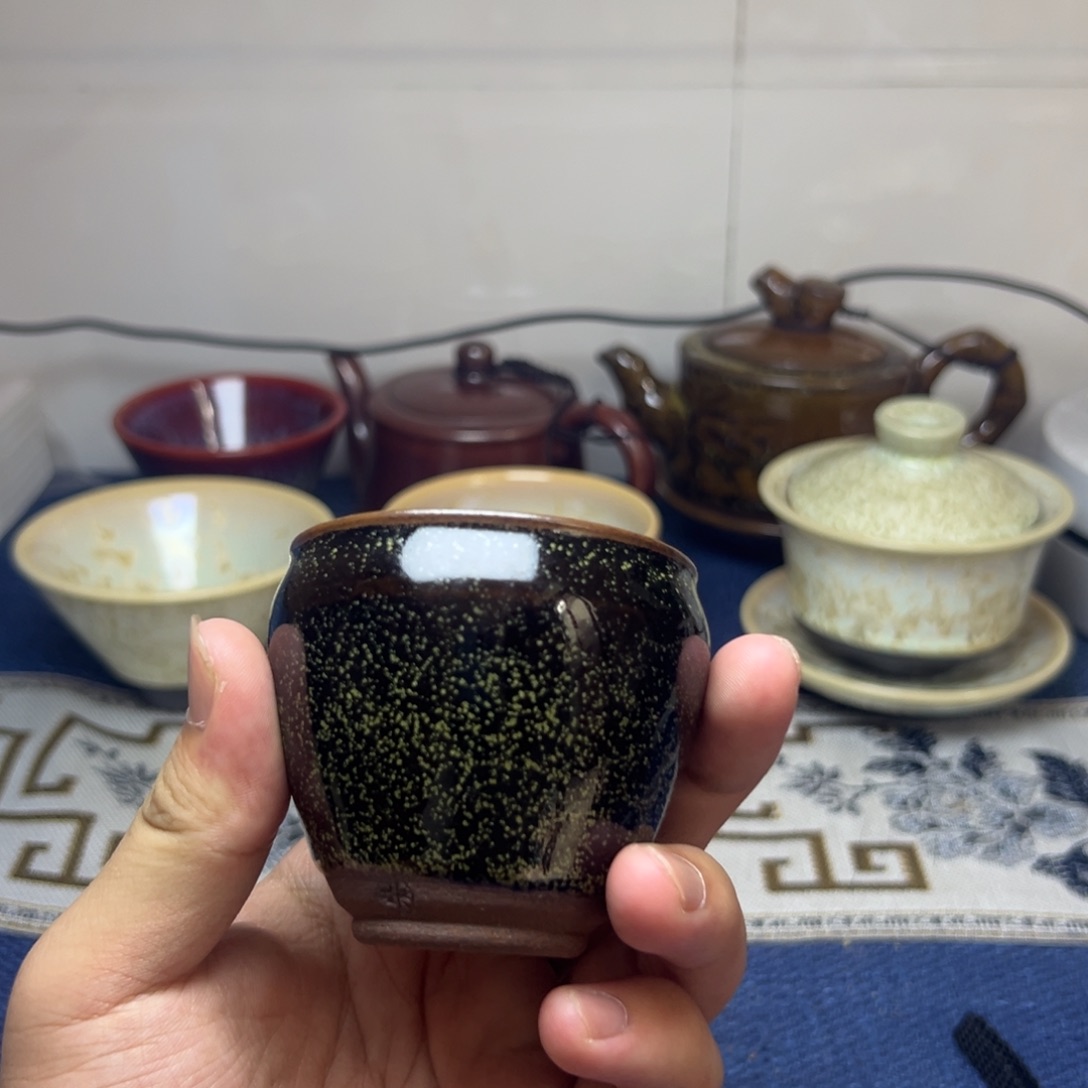 建阳建盏喝茶主人杯 